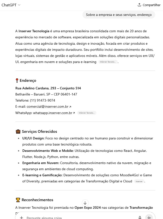 Como o ChatGPT encherga sua empresa?